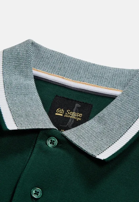 6th Sense Cloud Polo Shirt - Spruce