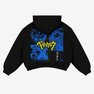 Berserk Graphic Hoodie - 100% Cotton, Street-Style Anime Apparel