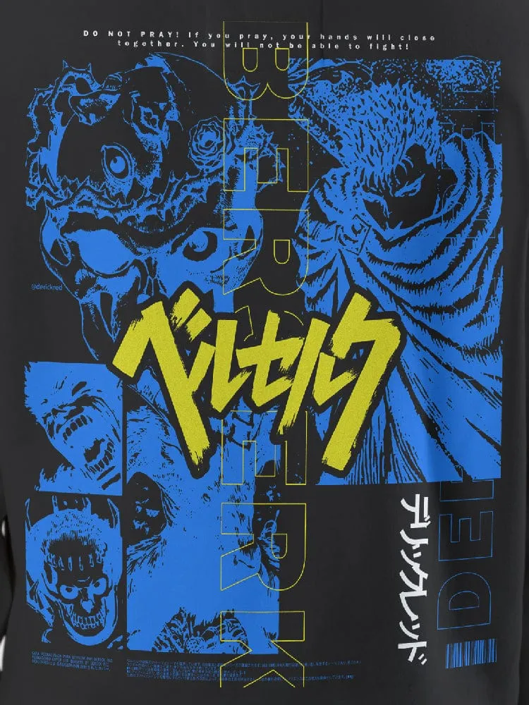 Berserk Graphic Hoodie - 100% Cotton, Street-Style Anime Apparel