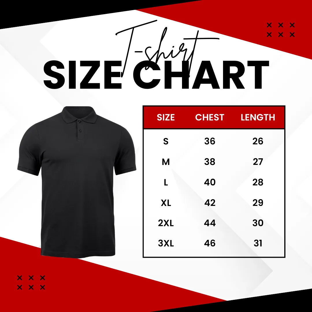 Black and Moss Green Polo T-Shirt