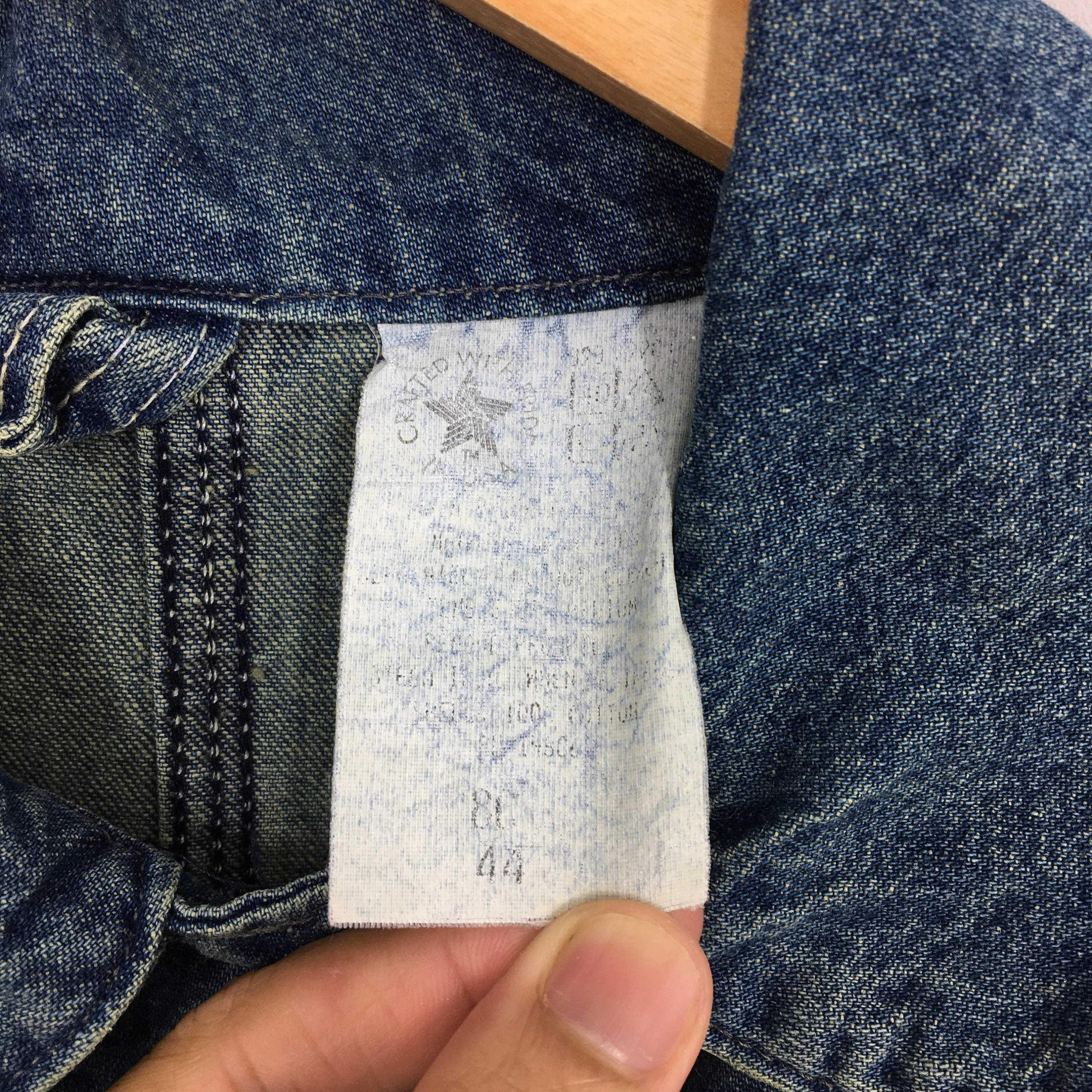 Carhartt Denim Jeans Workwear Jacket Large