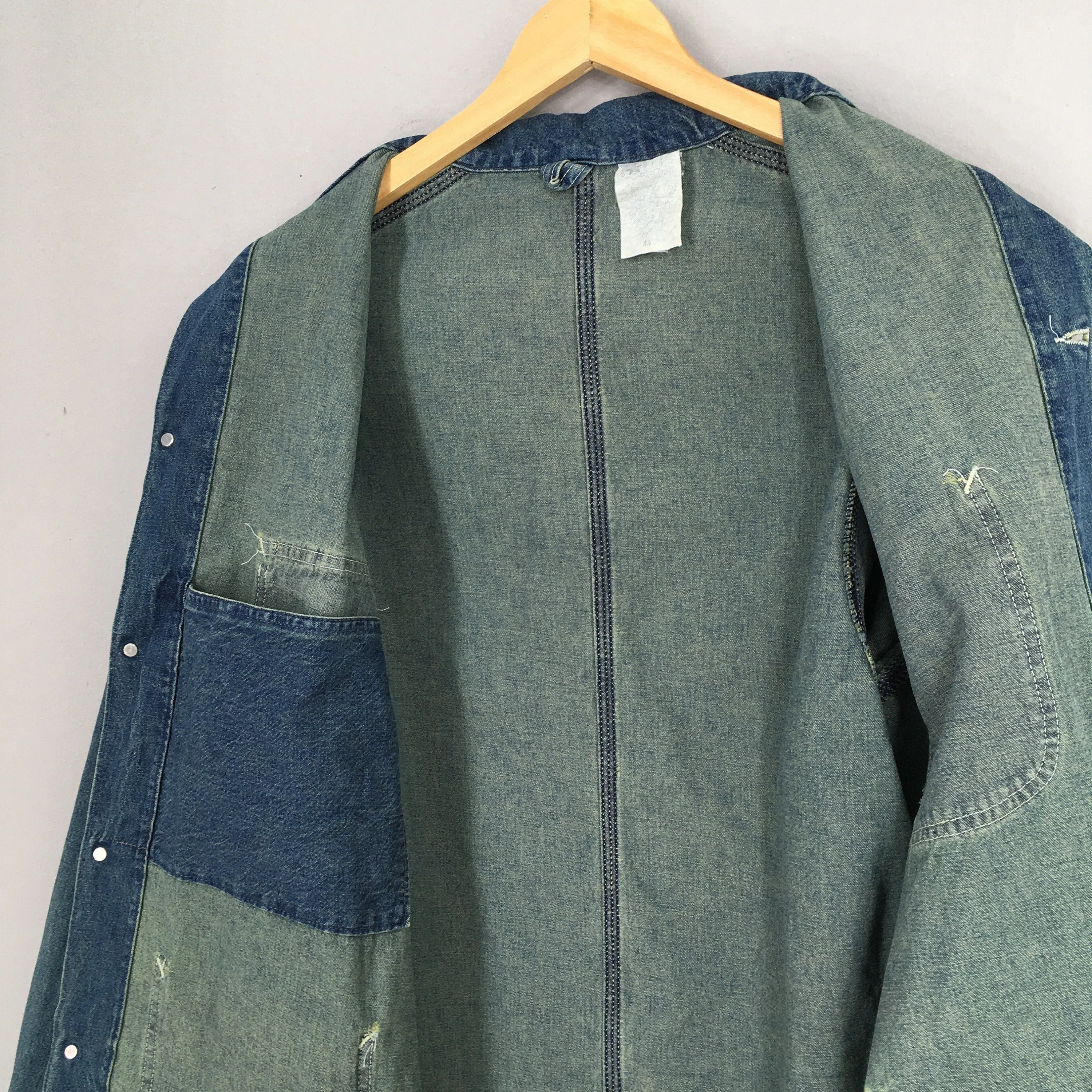 Carhartt Denim Jeans Workwear Jacket Large