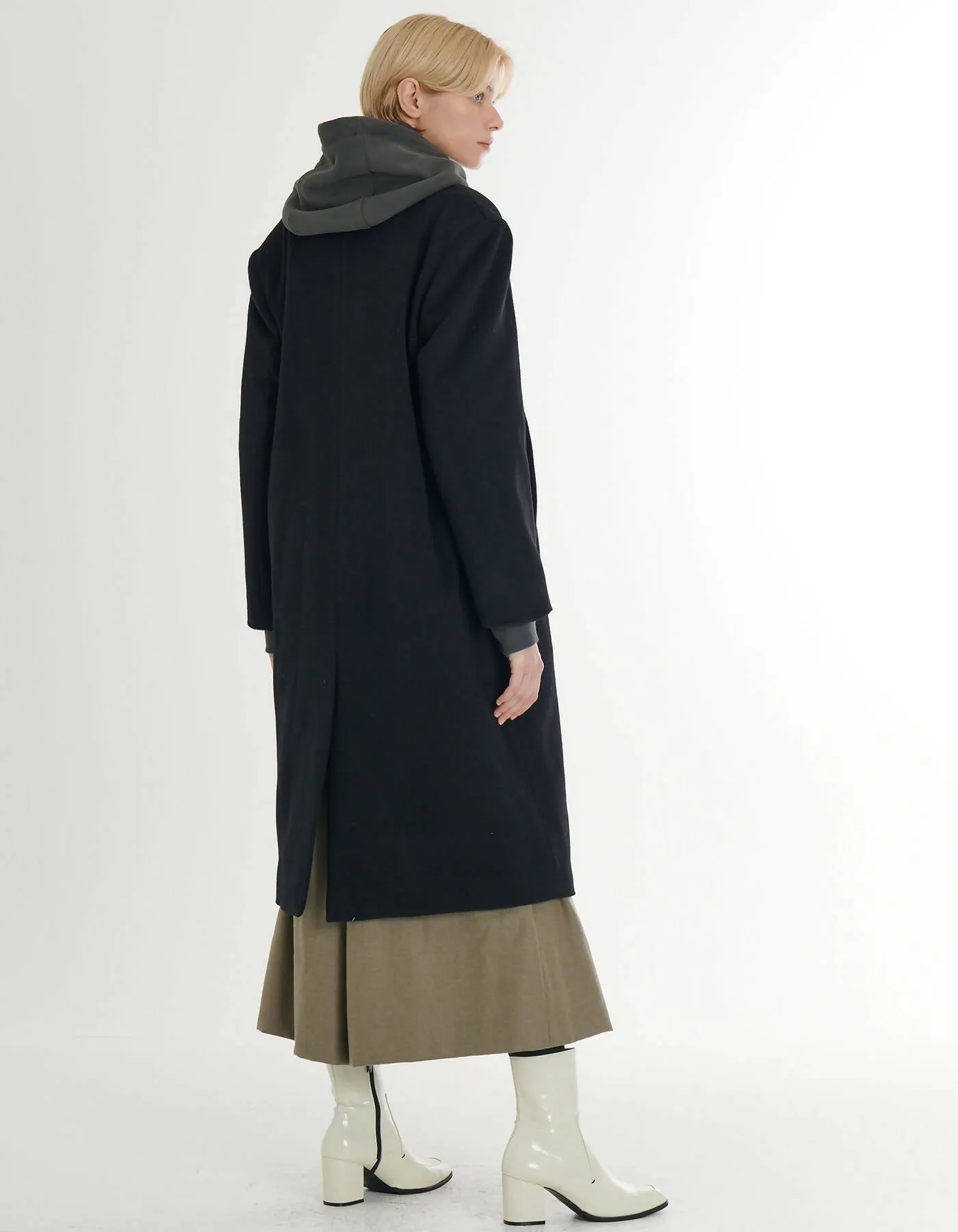 Cashmere Loose Fit H-Line Coat