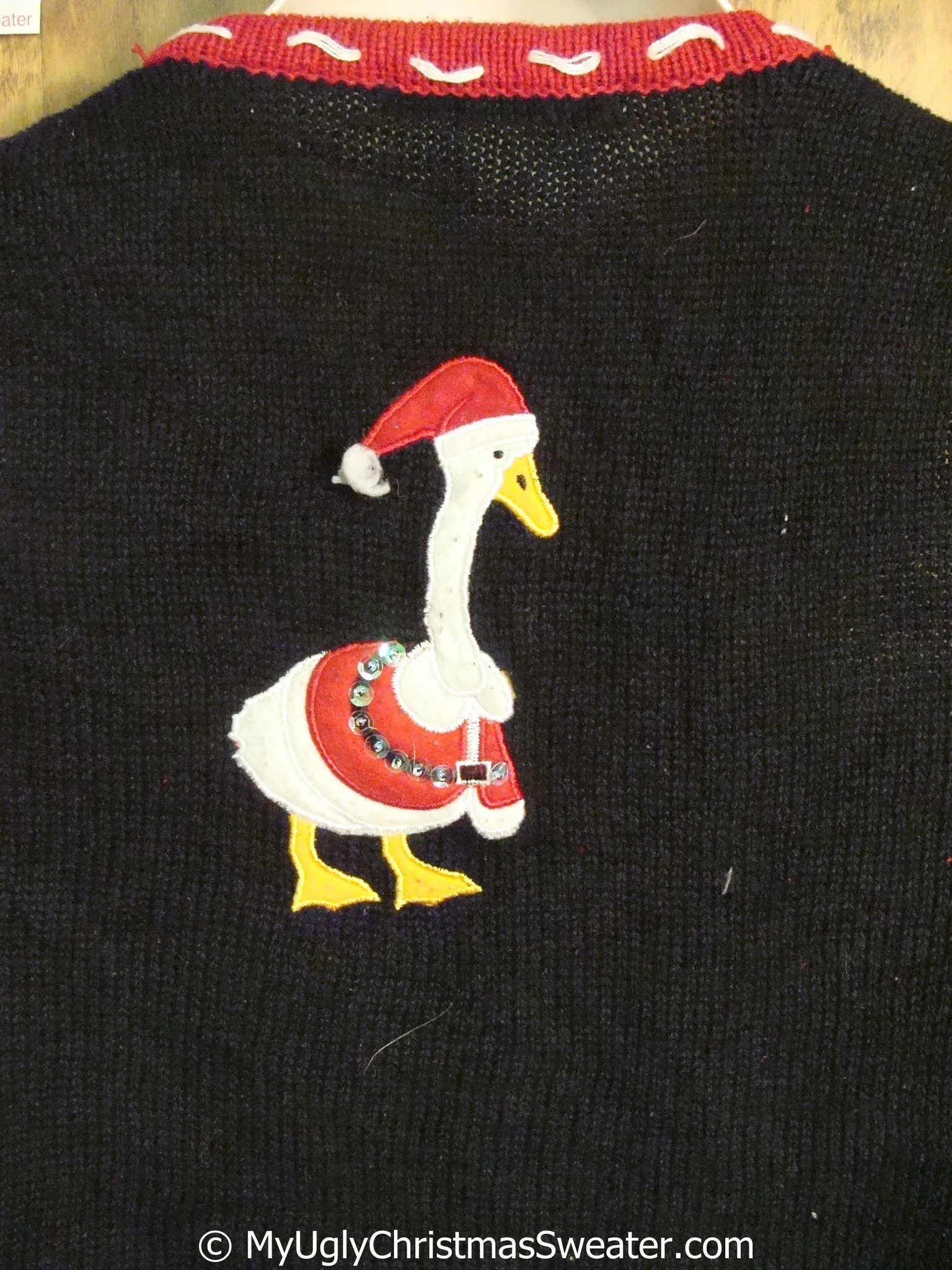 Cheap Christmas Goose 2sided Sweater Vest