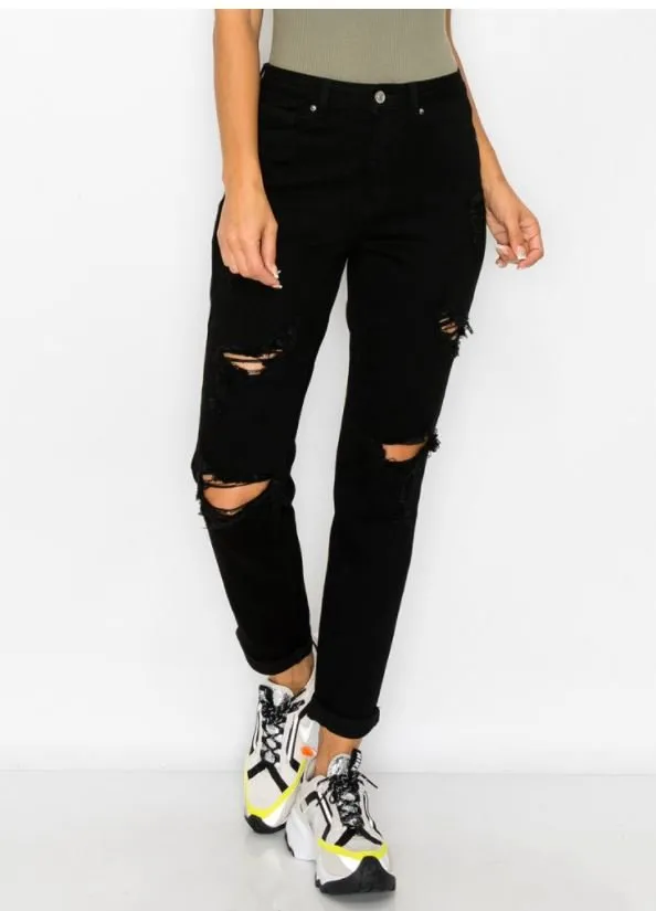CUFF BOYFRIEND JEANS