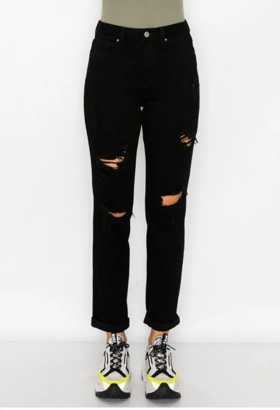 CUFF BOYFRIEND JEANS