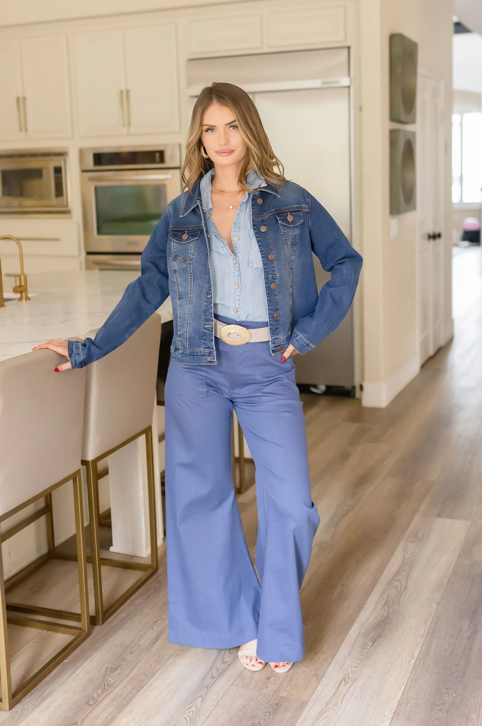 Deanna Denim Jacket Dark Wash