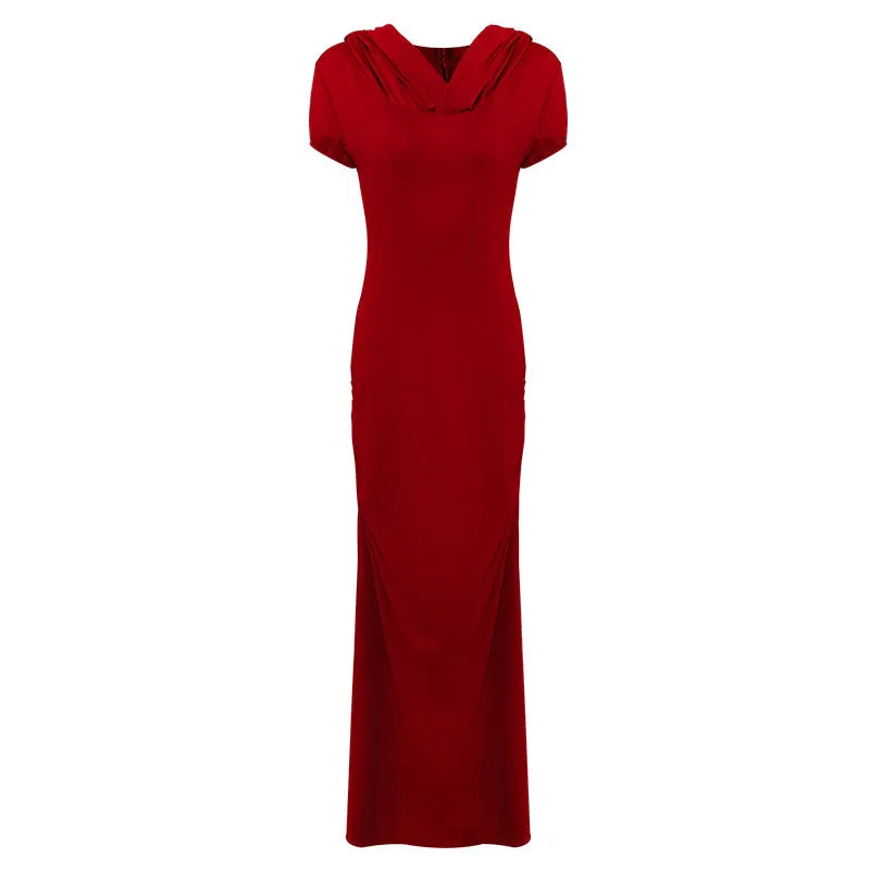 Dress Panel Hooded Medieval Women's