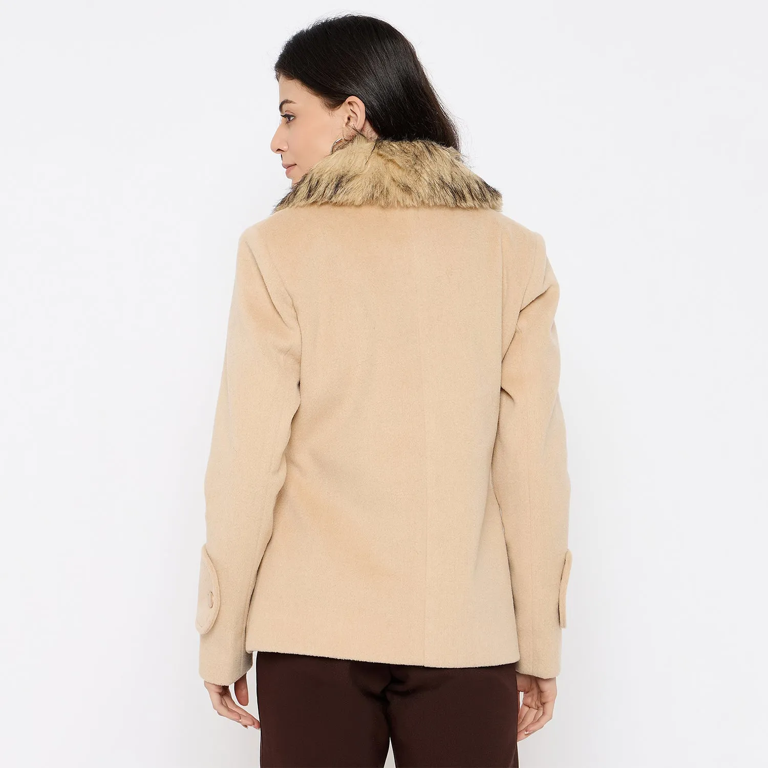 Duke Stardust Women Full Sleeve Long Coat (SDZ4177C)