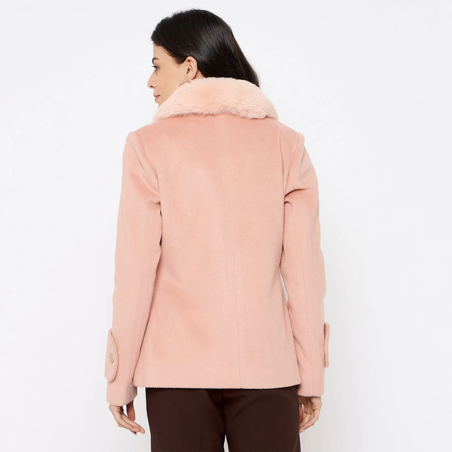Duke Stardust Women Full Sleeve Long Coat (SDZ4177C)