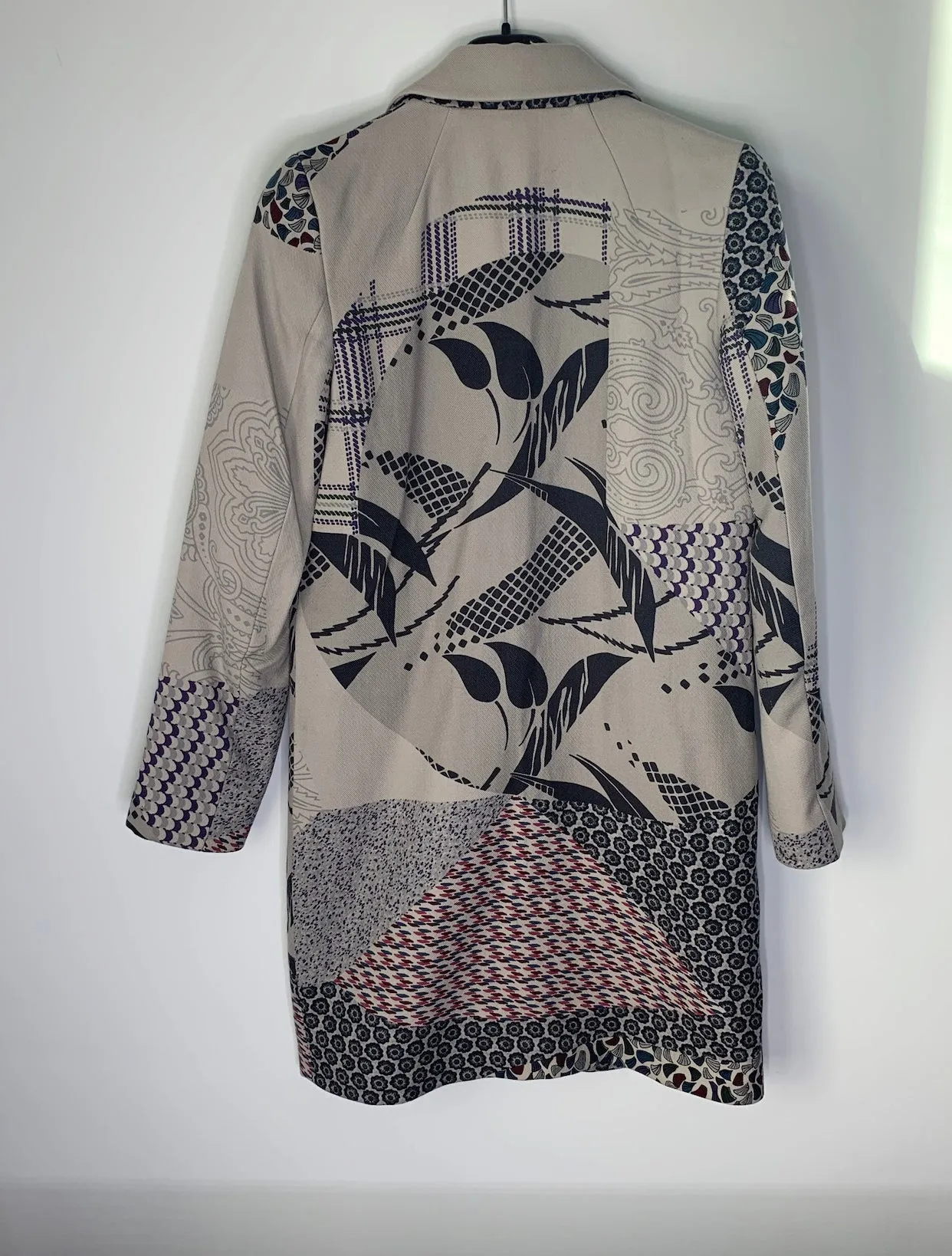 Etro Wool Multicolor Coat