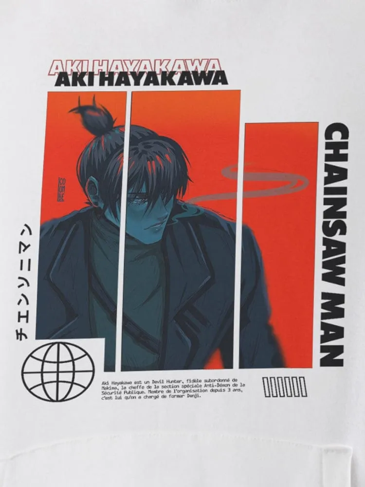 Exclusive Aki Hayakawa Anime Hoodie - High-Quality Chainsaw Man Apparel
