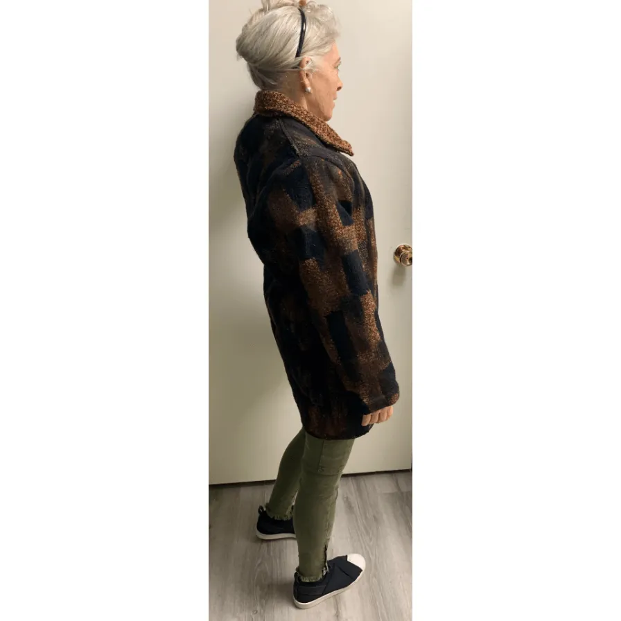 Hand Felt Brown Coat S/M