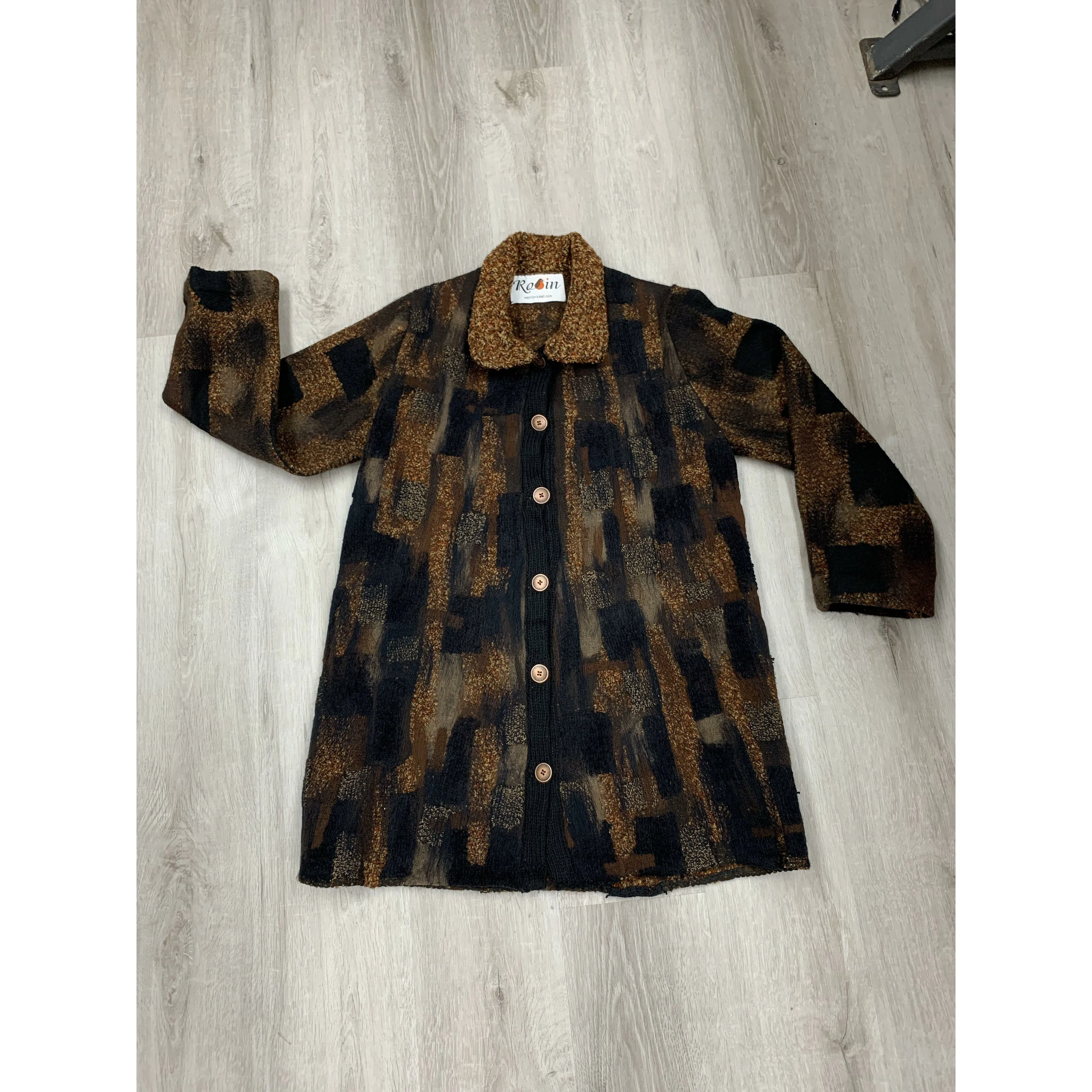 Hand Felt Brown Coat S/M