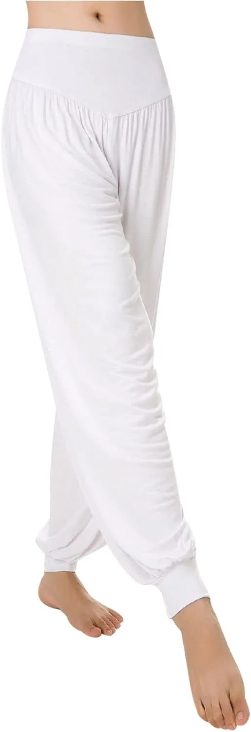 Harem Pants Women High Waist Yoga Pants Elastic Soft Modal Yoga Sports Pants 2024 Summer Loose Comfy Joggers Trousers