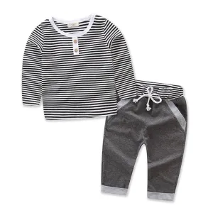James Striped Set