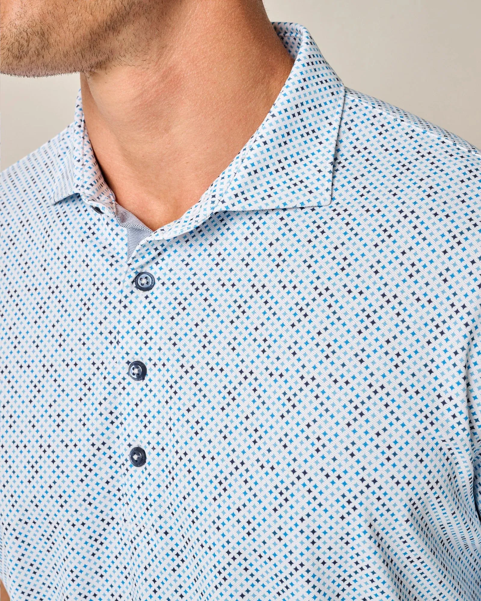 Johnnie-O Razz Prep-Formance Polo Shirt - Blue