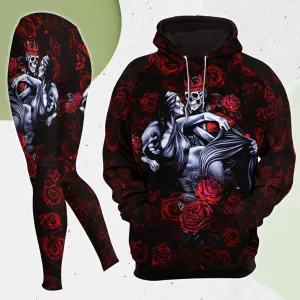 King Skull Artwork Combo Hoodie and Leggings