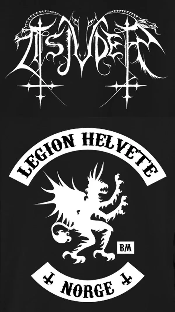 Legion of Helvete: Black Metal Music 'Norge' Hoodie – 100% Cotton, Heavy-Duty Streetwear for the Metal Enthusiast