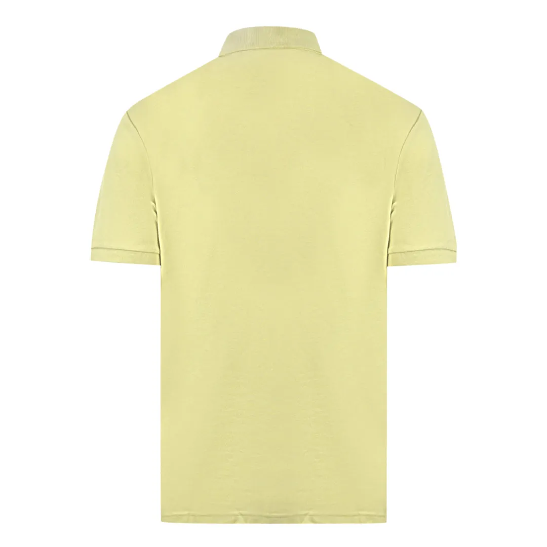 Lyle & Scott Natural Green Plain Polo Shirt