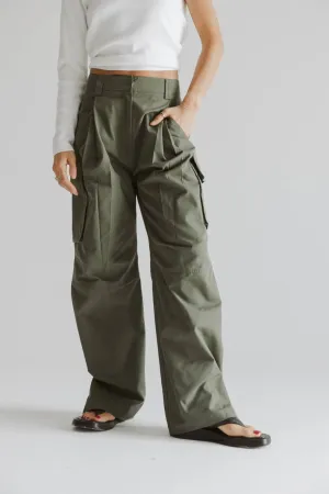 Maddie Army Green Cargo Pants LAST ONE! By Mod Ref