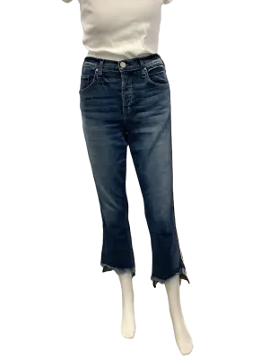 Mcguire Pant Jeans Raw Hi Low Hem Blue Size: 8/29