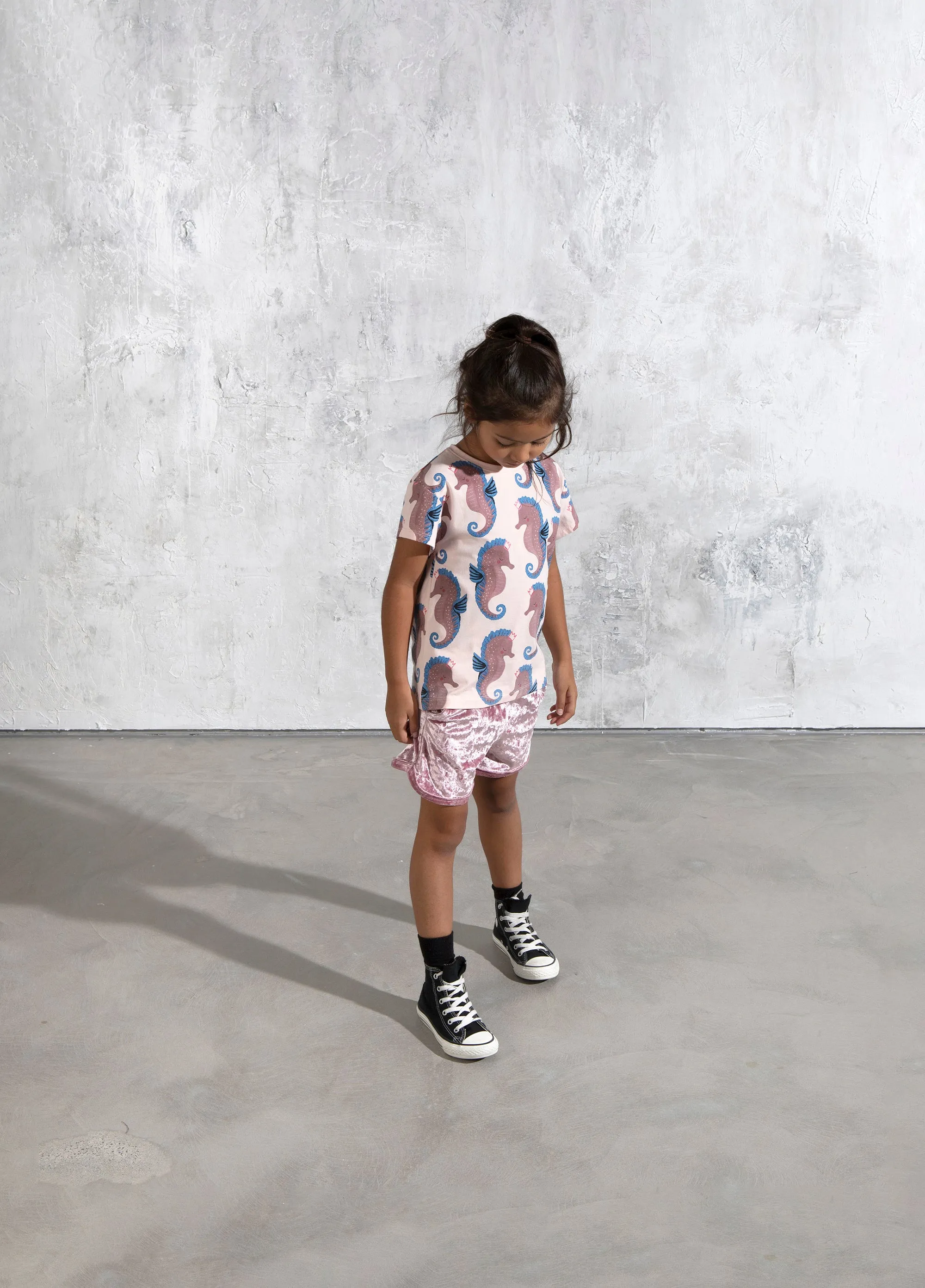 Minti Velvet Sport Short - Pink