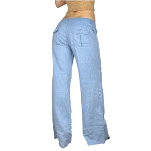 Miss Me Linen Wide Leg Pants (M)