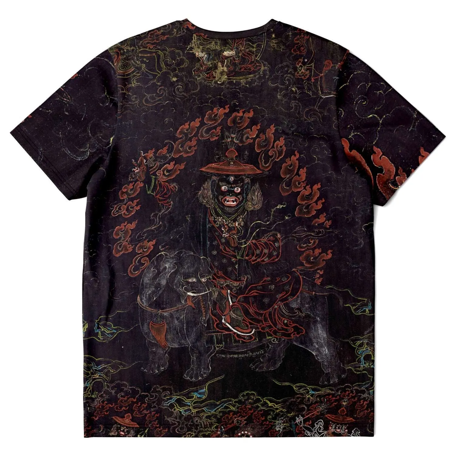 Pehar Gyalpo Tibetan Thangka Vintage Buddhist Vajrayana Graphic Art T-Shirt Tee