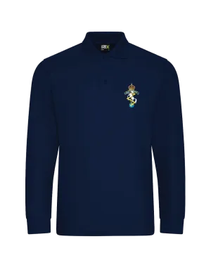 REME Pro Long Sleeve Polo Shirt - Navy