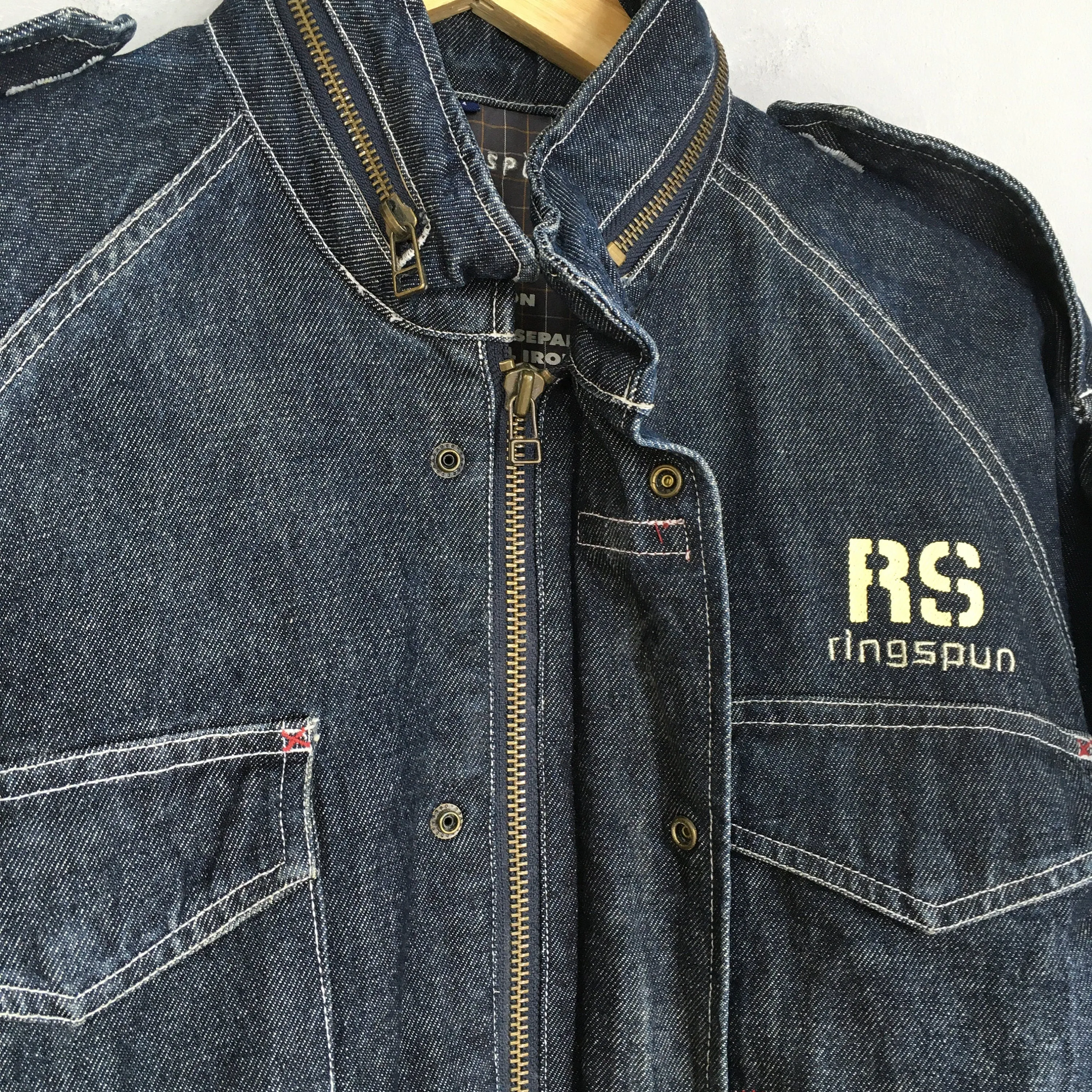 Ringspun Denim Chore Workers Jacket Labour Medium