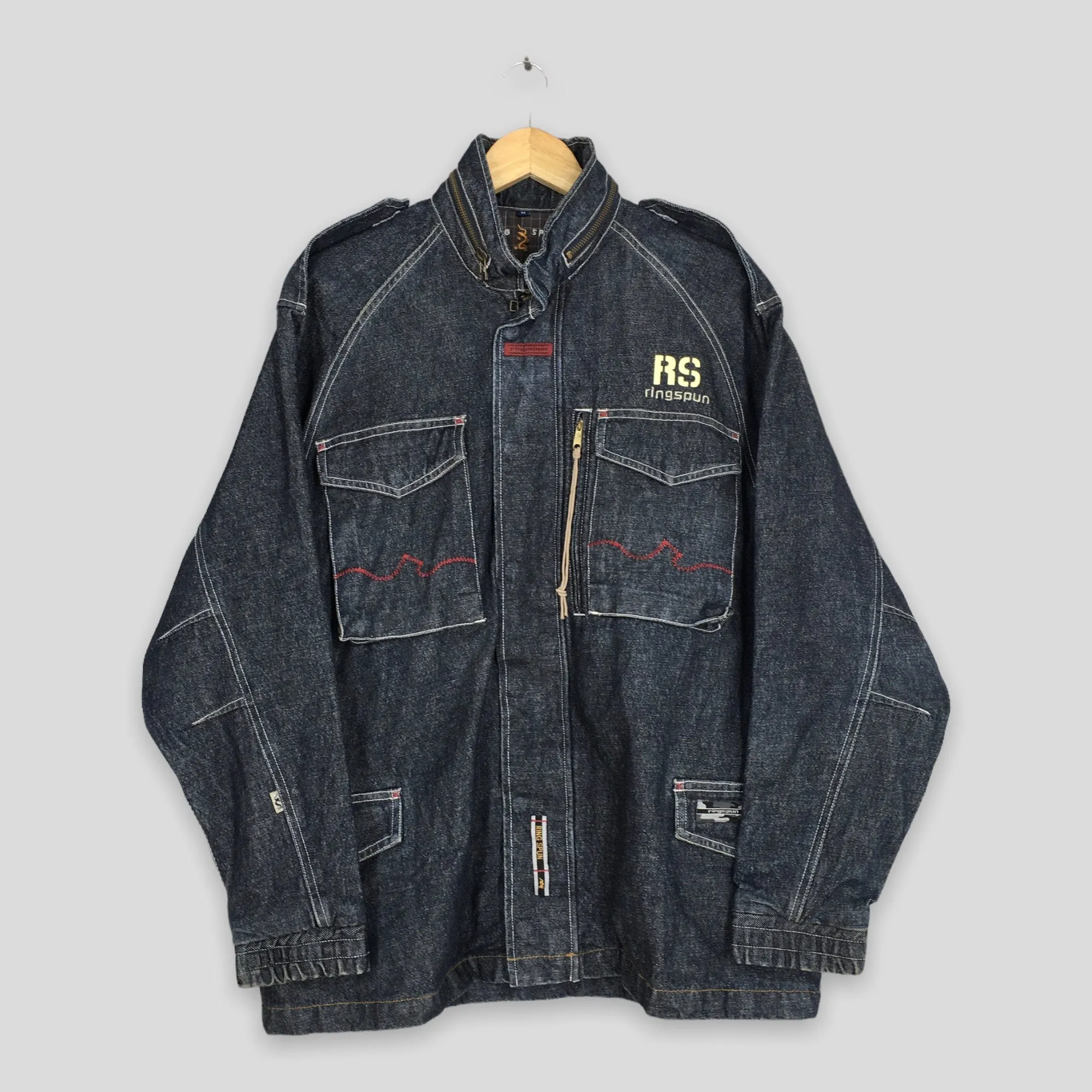 Ringspun Denim Chore Workers Jacket Labour Medium
