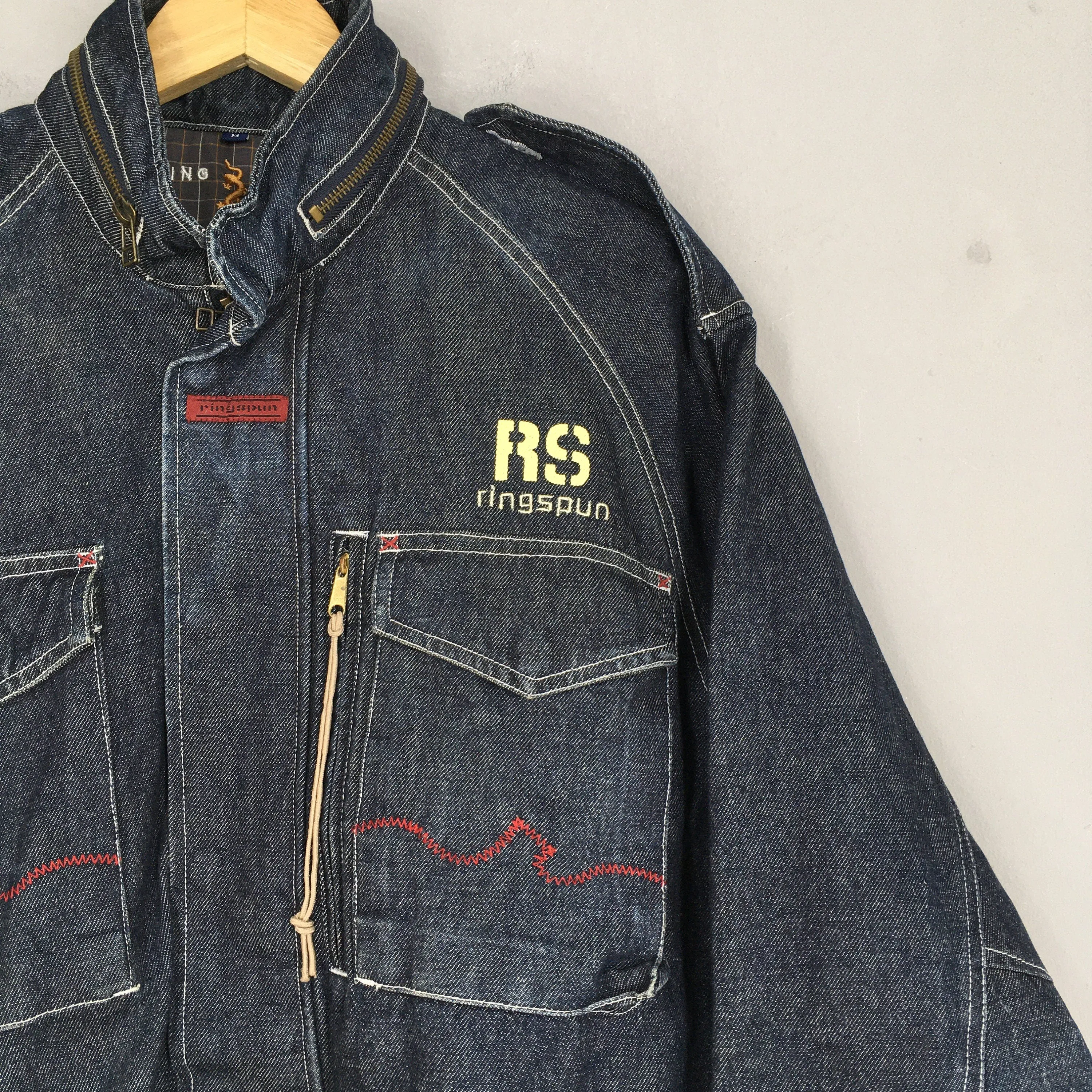 Ringspun Denim Chore Workers Jacket Labour Medium