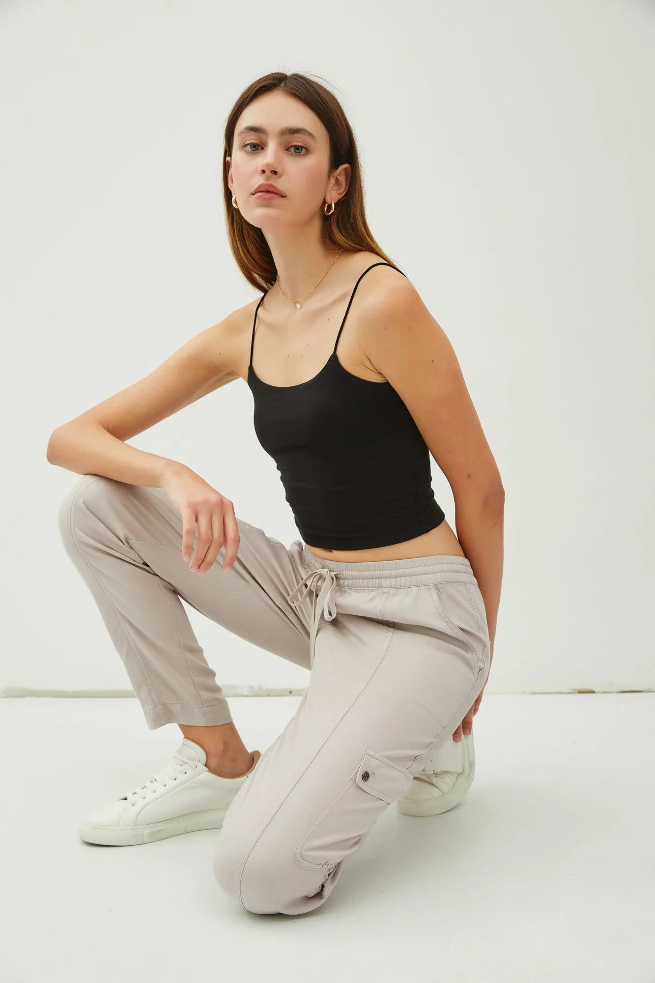 Tencel Cargo Utility Pants