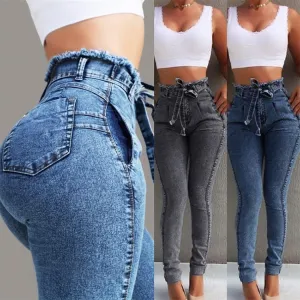 Trendy Fringed Jeans For Women - GlamzLife