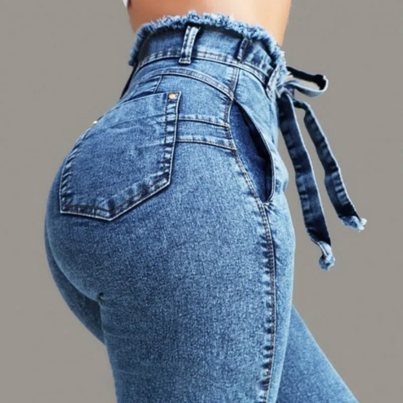 Trendy Fringed Jeans For Women - GlamzLife