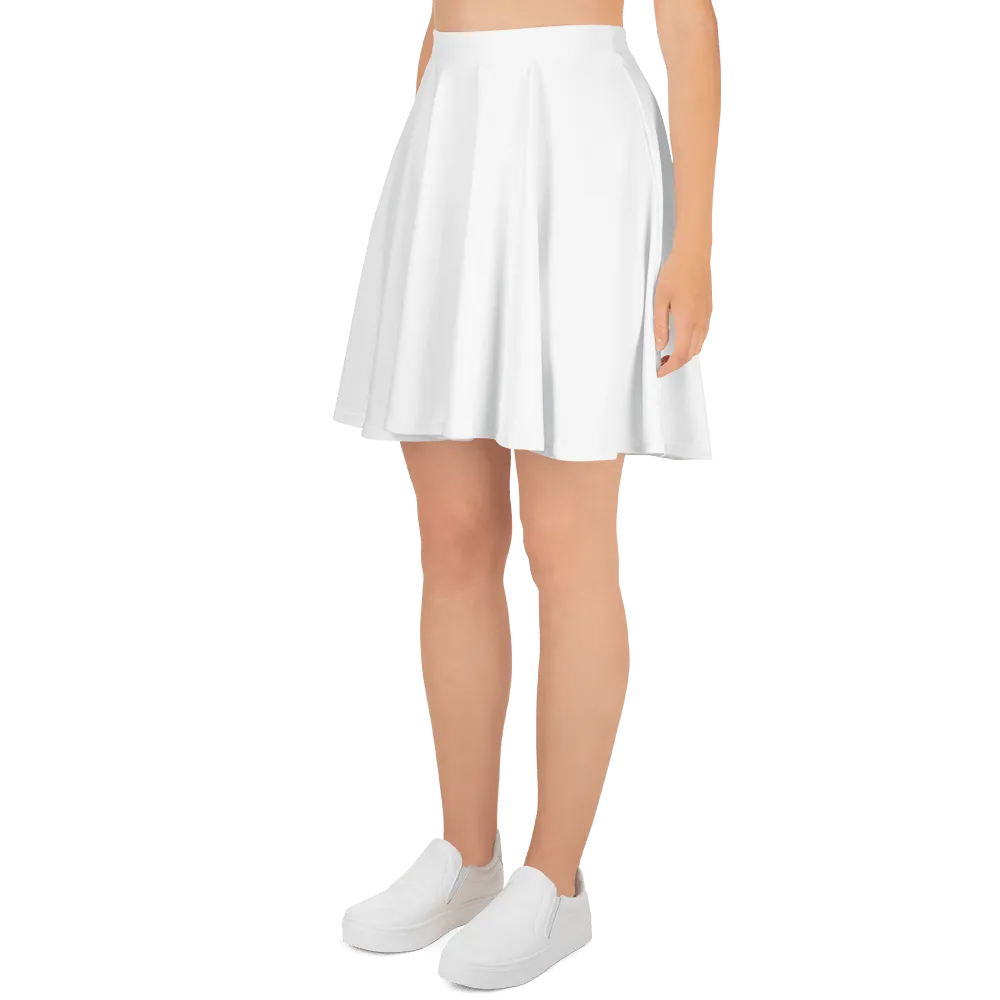 White Skater Skirt