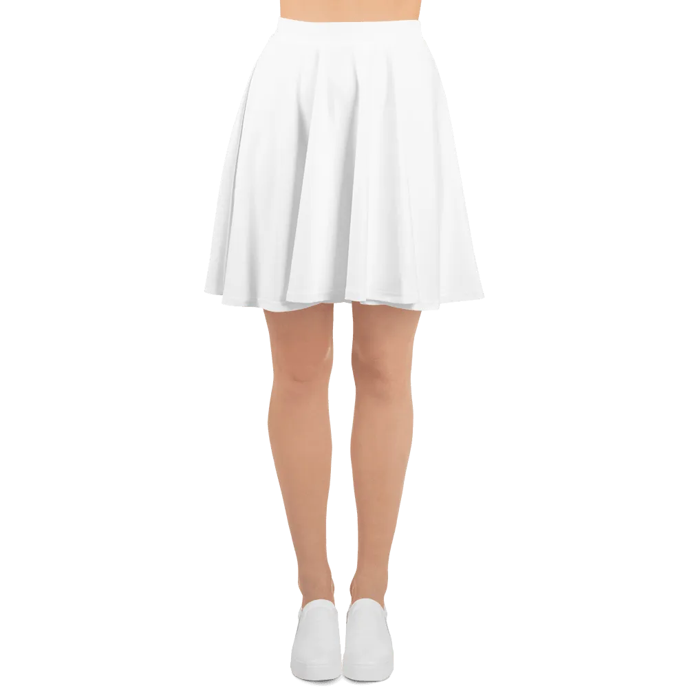 White Skater Skirt