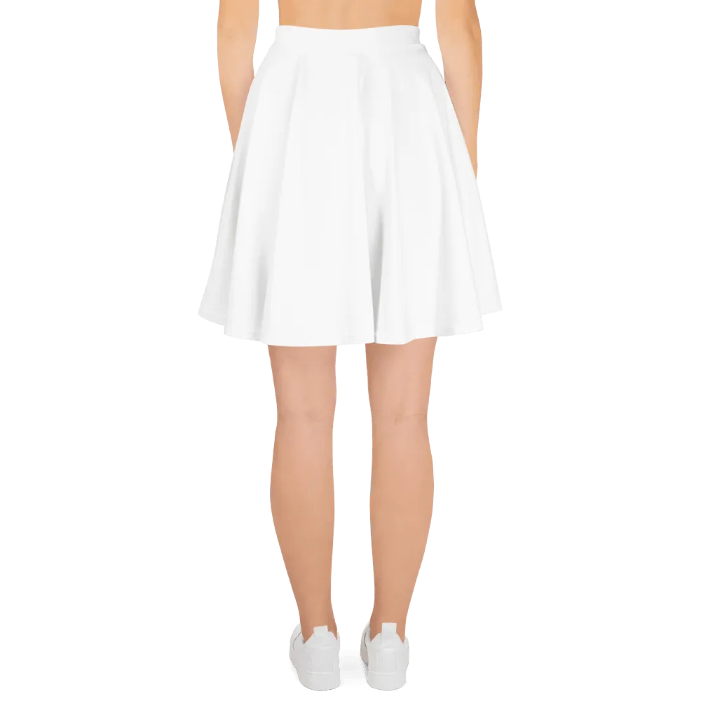 White Skater Skirt