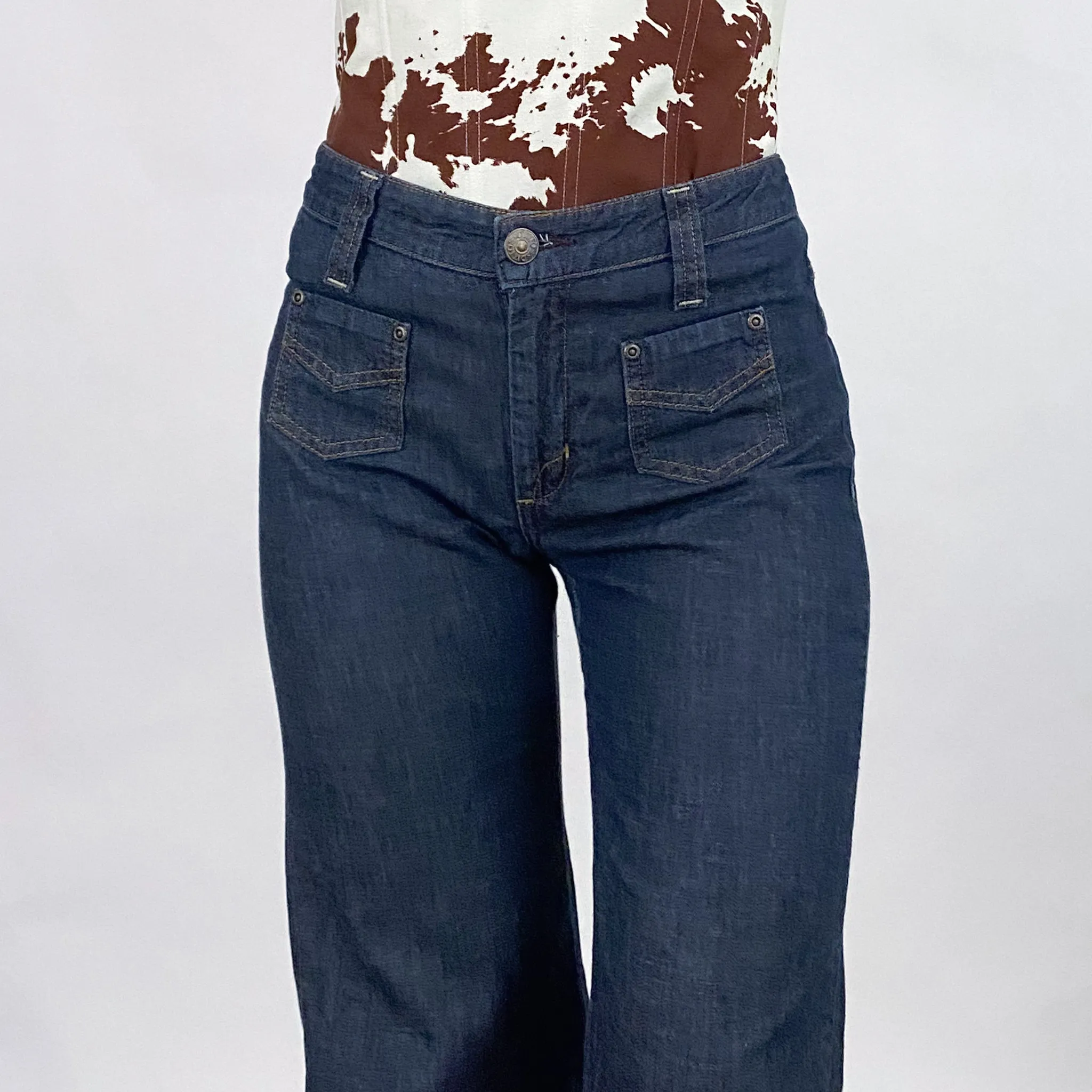 Wide Leg Jeans - Small (27)