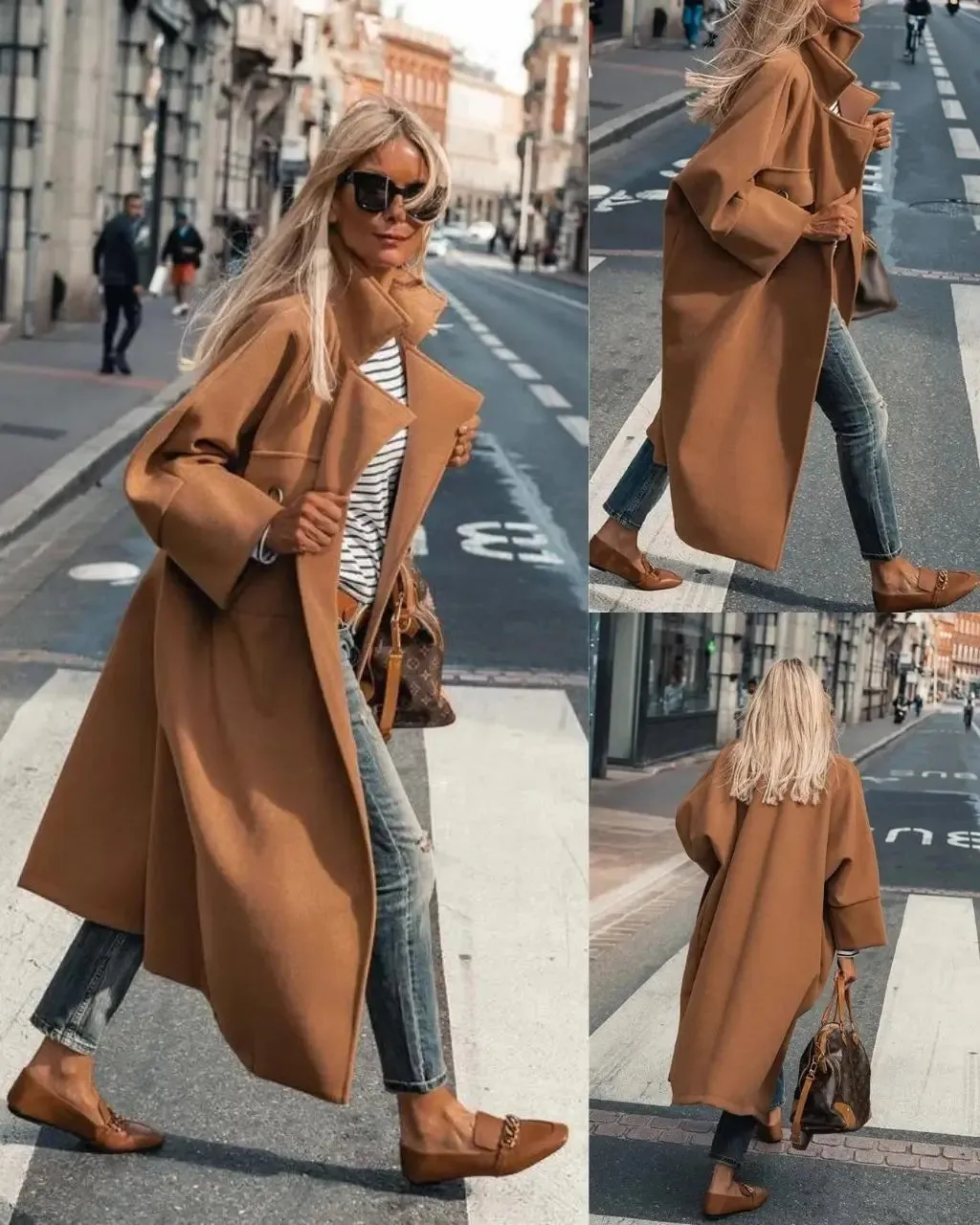 WOOL BLEND MAXI COAT
